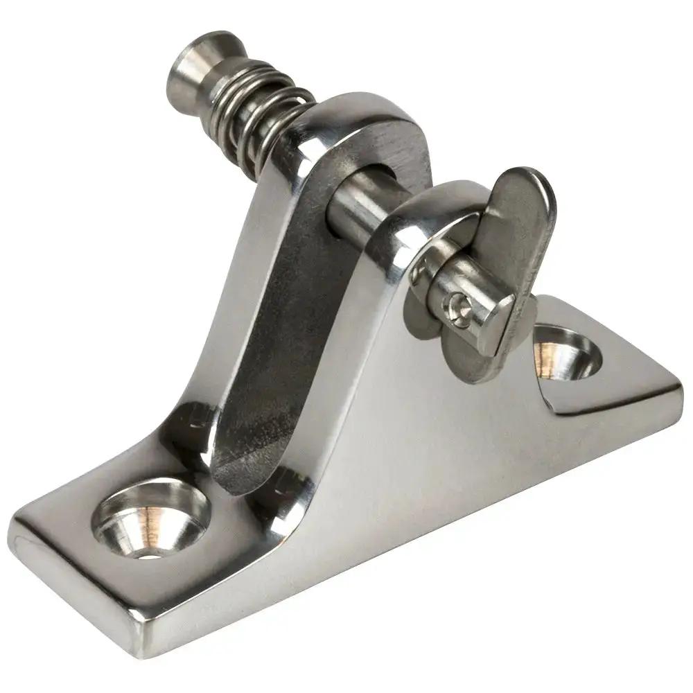 Sea-Dog Stainless Steel Angle Base Deck Hinge with Removable Pin - Model 270235-1 by Sea-Dog