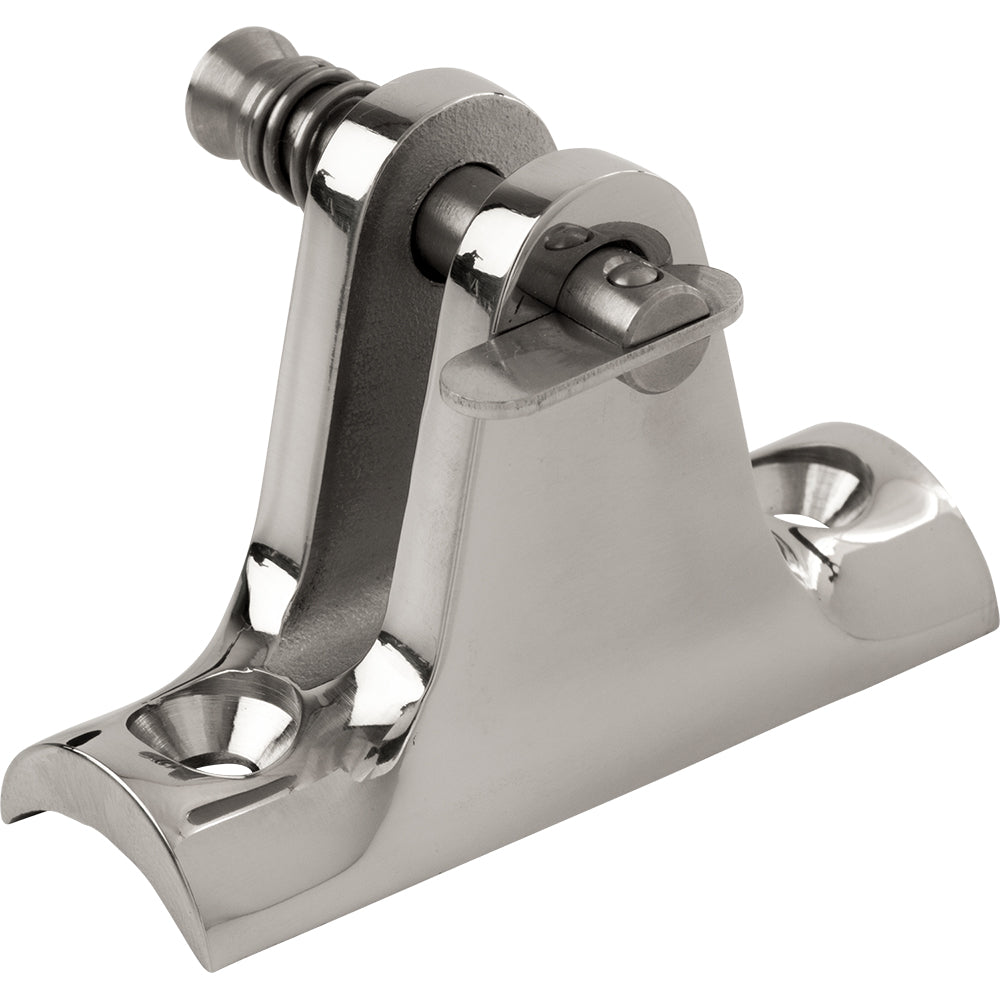 Sea-Dog Stainless Steel 90 Degree Concave Base Deck Hinge with Removable Pin - Part 270245-1