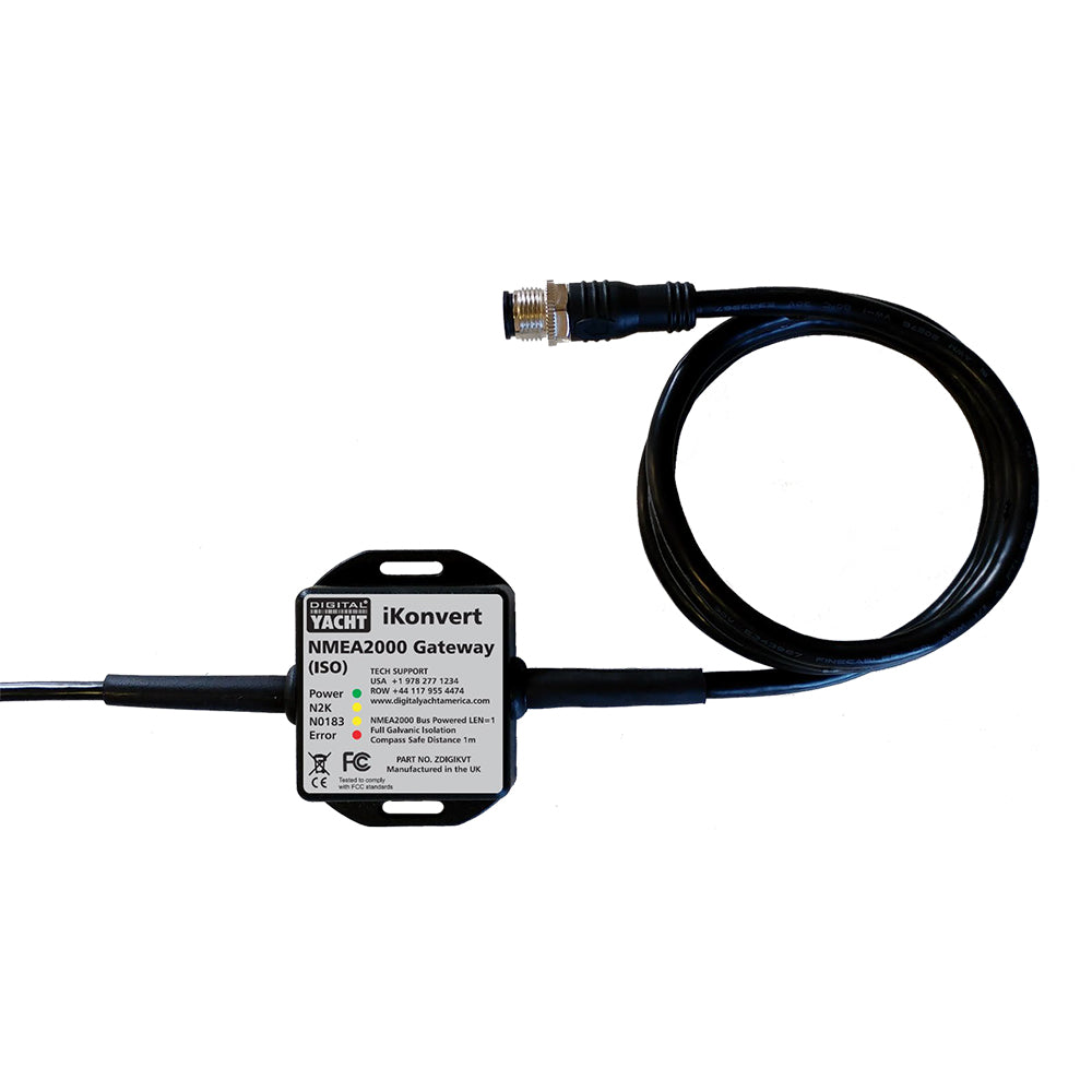 Digital Yacht iKonvert NMEA 2000 Gateway with ISO Interface – Bi-Directional NMEA 2000 to NMEA 0183 Converter