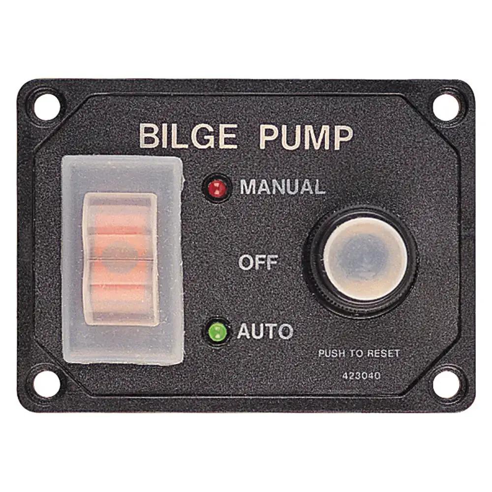 Sea-Dog Splash Guard Bilge Pump Panel with Circuit - Model 423046-1 by Sea-Dog