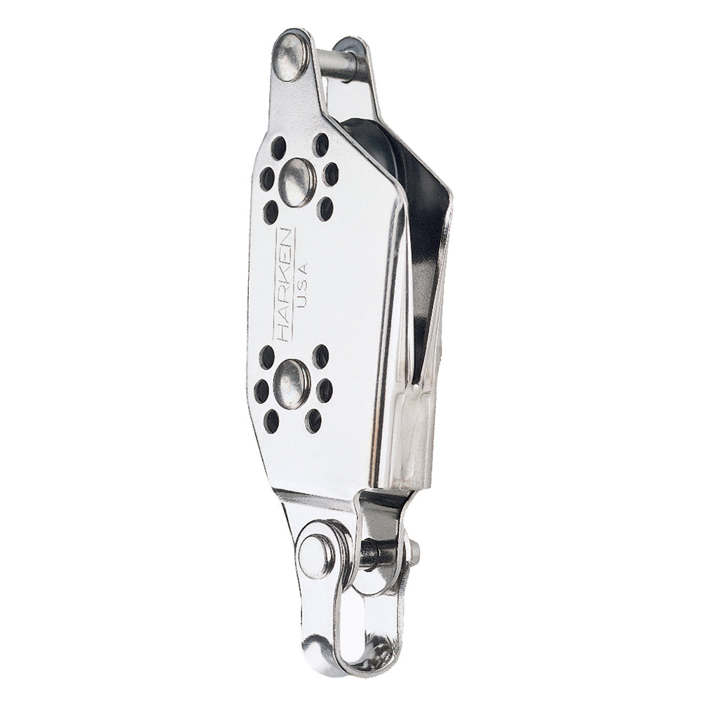 Harken 22mm Fiddle Micro Block with V-Jam and Becket for Sailboats and Dinghies