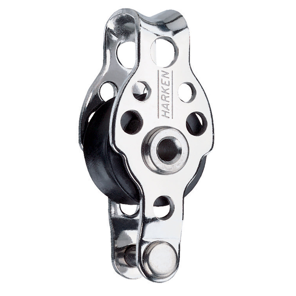 Harken 16mm Block with Becket – Compact Synthetic Control Line Pulley for High-Tech Dinghies