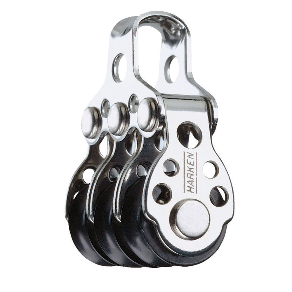 Harken 16mm Triple Block – Compact Synthetic Control Line Pullet for High-Tech Dinghies