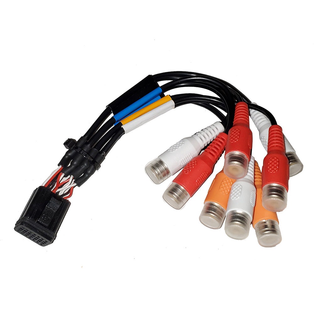 Fusion Wire Harness for MS-RA670 & MS-RA770 Stereo – Zone 1 & 2 B Port-RCA Connection