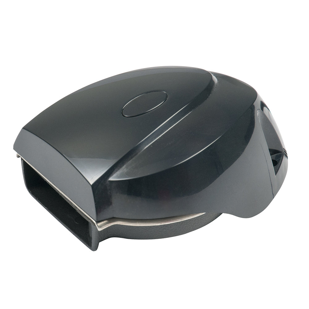 Marinco 12V MiniBlast Compact Single Horn with Black Cover - Powerful 106 dB(A) Electric Horn for Vehicles