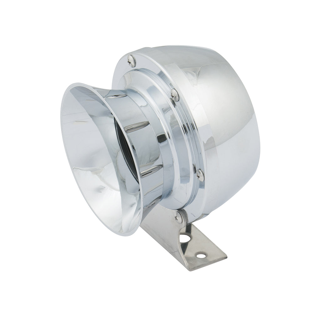 Marinco 12V International Shorty Horn - Compact Marine Electric Horn with Stainless Steel Diaphragm