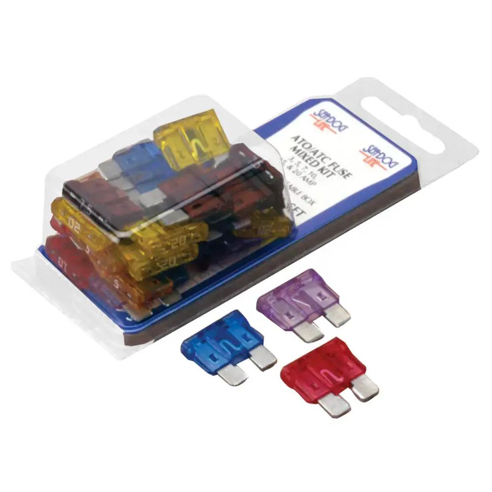 Sea-Dog ATO Style Mixed Fuse Kit – 3A, 5A, 7.5A, 10A, 15A & 20A Fuses by Sea-Dog