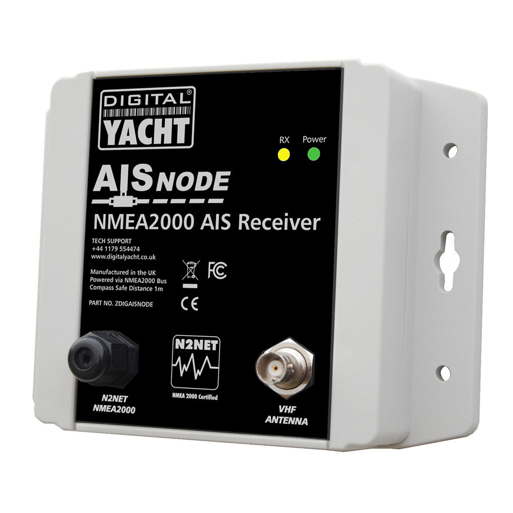 Digital Yacht AISnode NMEA 2000 Boat AIS Class B Receiver - Easy Plug-and-Play Marine Safety Device