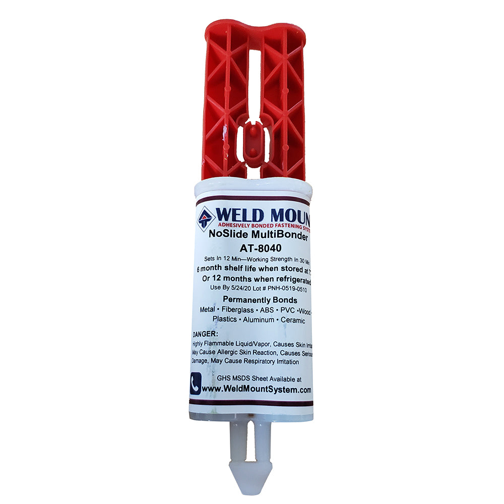 Weld Mount 8040 Acrylic Adhesive with Plunger - Versatile Fast-Setting Bonding Solution