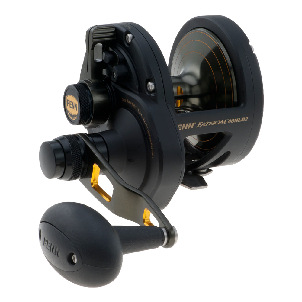PENN Fathom Lever Drag 2-Speed 40N Reel, Right-Hand Retrieve, Part Number 1292934