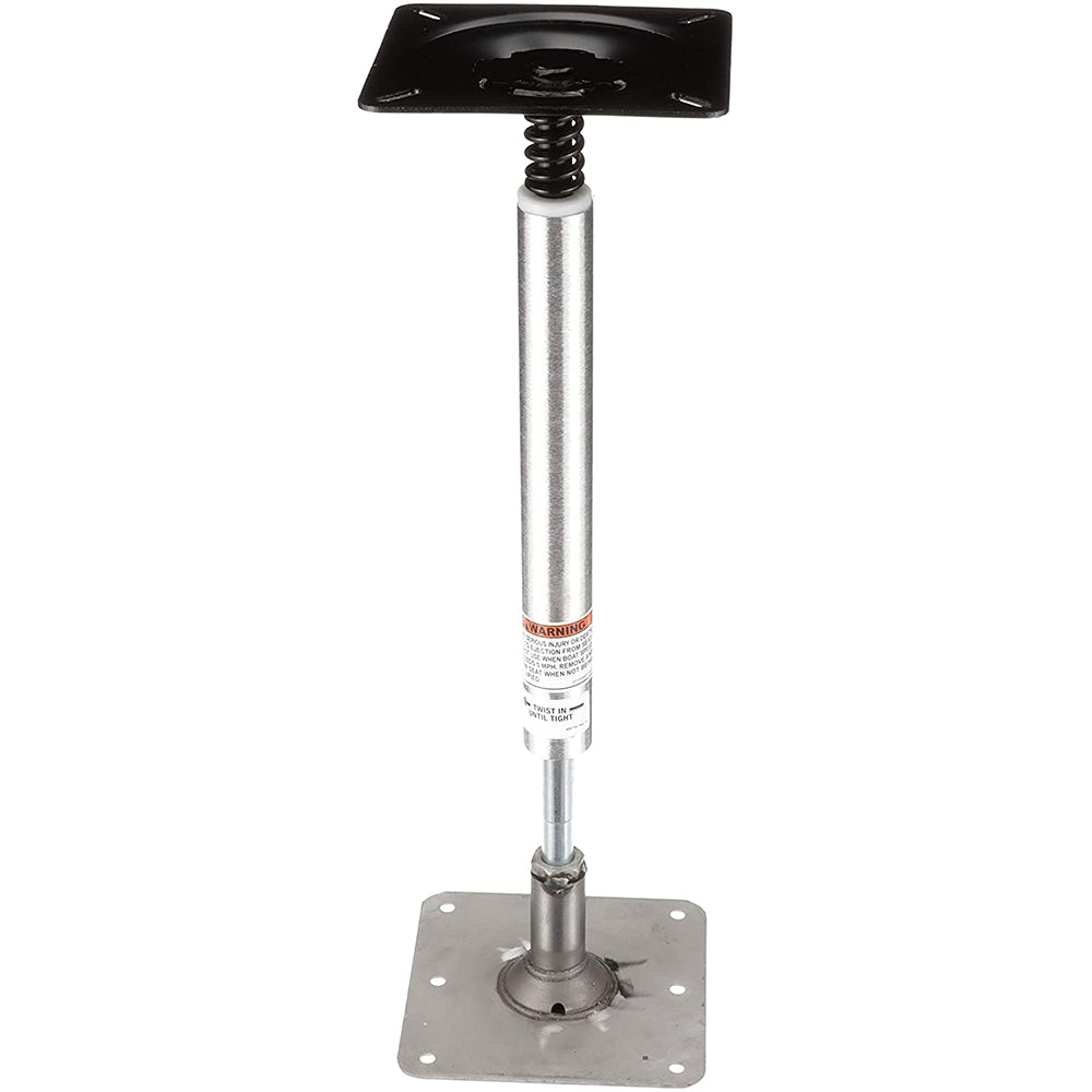 Attwood Marine SWIVL-EZE Lock'N-Pin 3/4 Inch Pedestal Kit with 13 Inch Post and Stainless Steel Base Plate