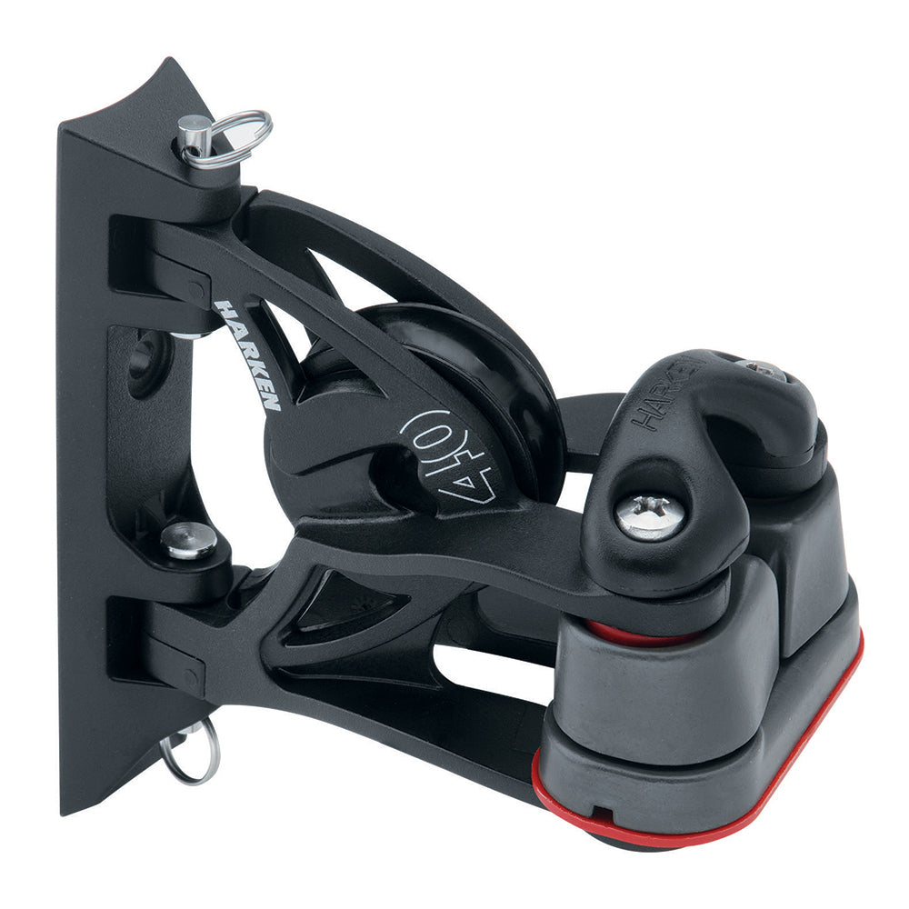 Harken 40mm Carbo Air Pivoting Lead Block with Aluminum Cam-Matic Cleat