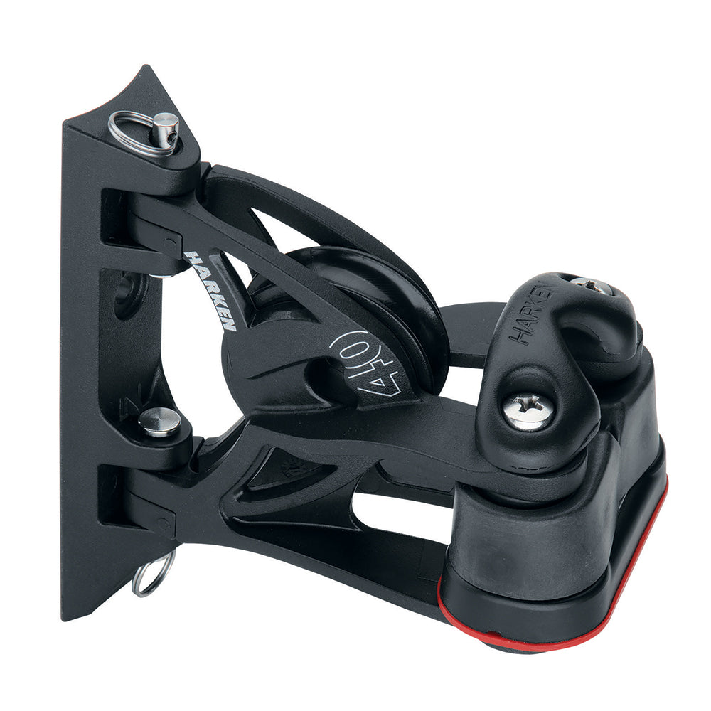 Harken 40mm Pivoting Lead Block with Carbo-Cam Cleat - Part Number 2157