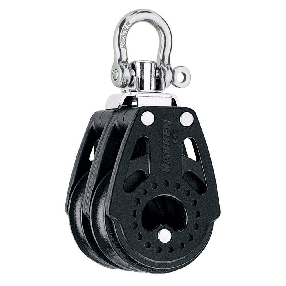 Harken 40mm Carbo Air Double Swivel Block - Lightweight, High-Load Marine Block