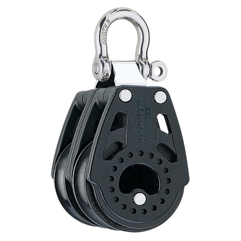 Harken 40mm Carbo Air Double Fixed Block - Lightweight, Reliable Sailing Equipment