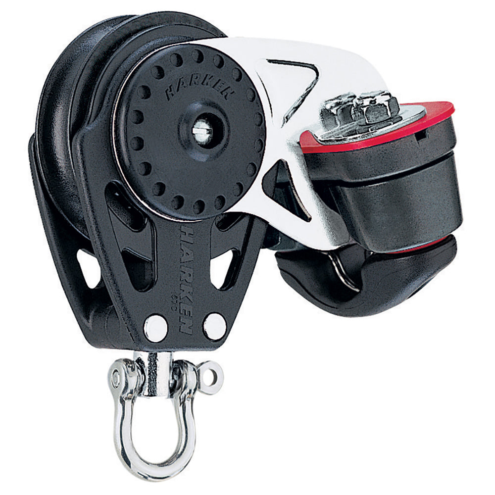 Harken 40mm Carbo Air Block with Cam Cleat - Lightweight High-Load Sailing Hardware