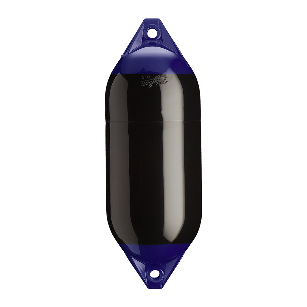 Polyform U.S. F-5 Twin Eye Fender 11" x 30" - Black for 30-40 ft Boats