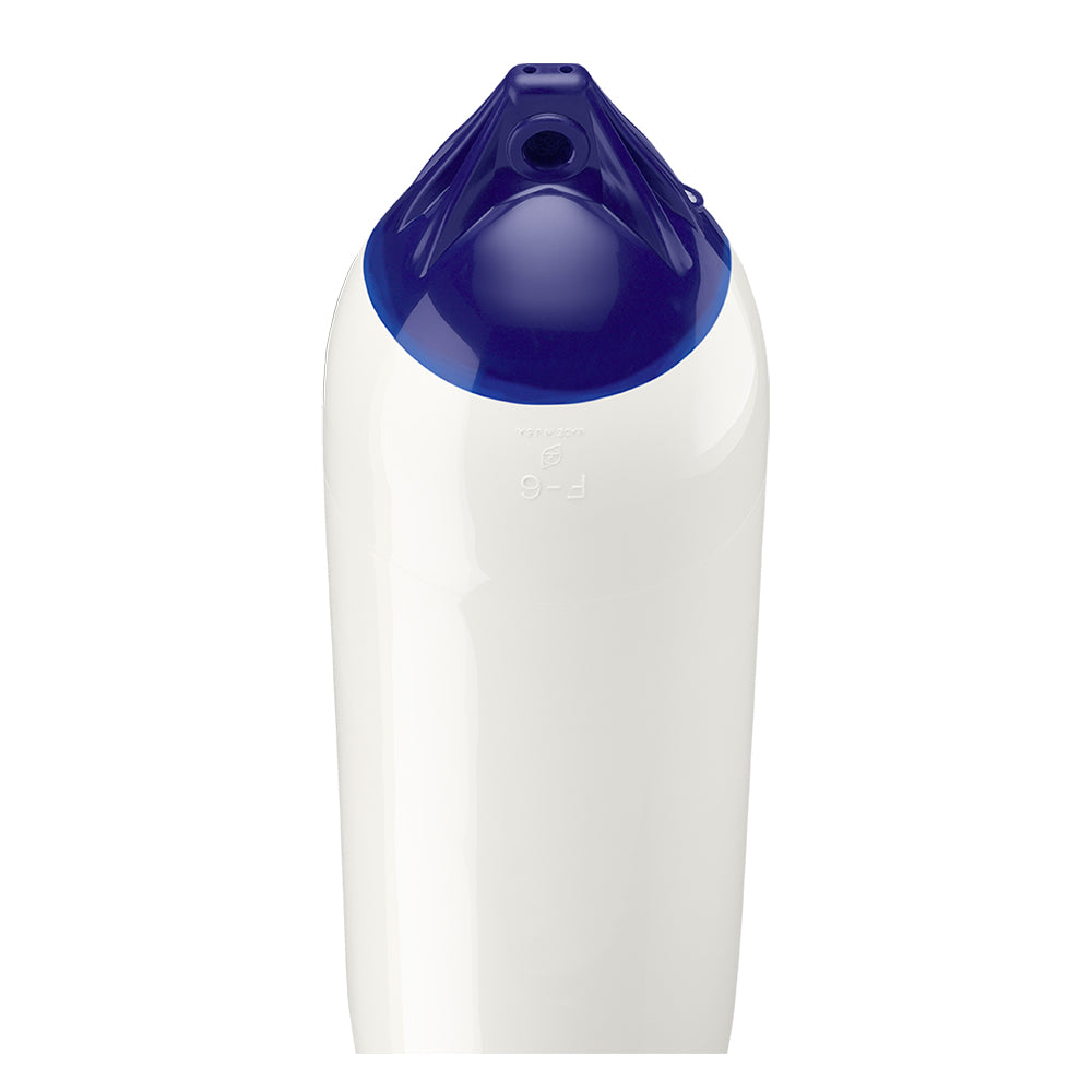Polyform U.S. F-6 Twin Eye Fender 11 x 42 inches - White for 35 to 50 ft Boats