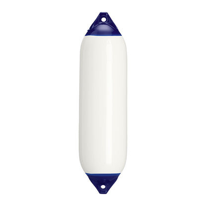 Polyform U.S. F-6 Twin Eye Fender 11 x 42 inches - White for 35 to 50 ft Boats
