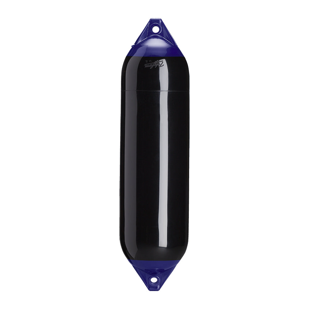 Polyform U.S. F-6 Twin Eye Fender 11" x 42" - Black for 35-50 ft Boats