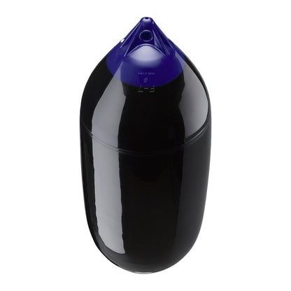 Polyform U.S. F-7 Twin Eye Fender 15" x 41" - Black for 50 to 60 ft Boats