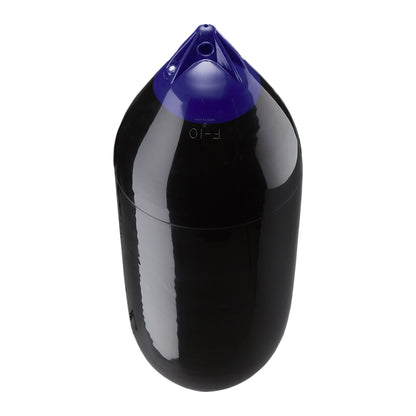 Polyform U.S. F-10 Twin Eye Fender 18 x 50 Inches - Black for Marine Protection