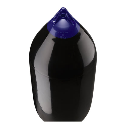 Polyform U.S. F-11 Twin Eye Fender 21.2 x 57.5 Inches - Black for Large Yachts and Boats