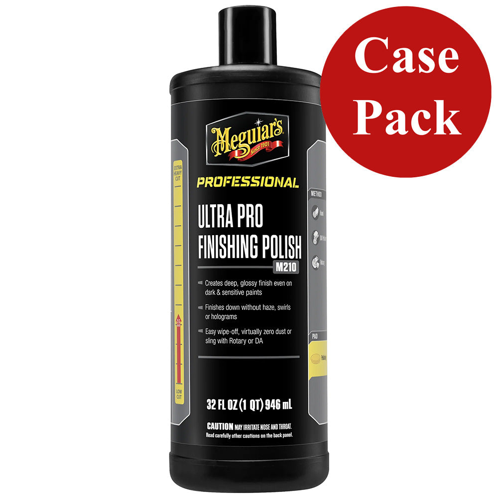 Meguiar's M210 Ultra Pro Finishing Polish - 32oz Case of 6 for Deep, Glossy Finish