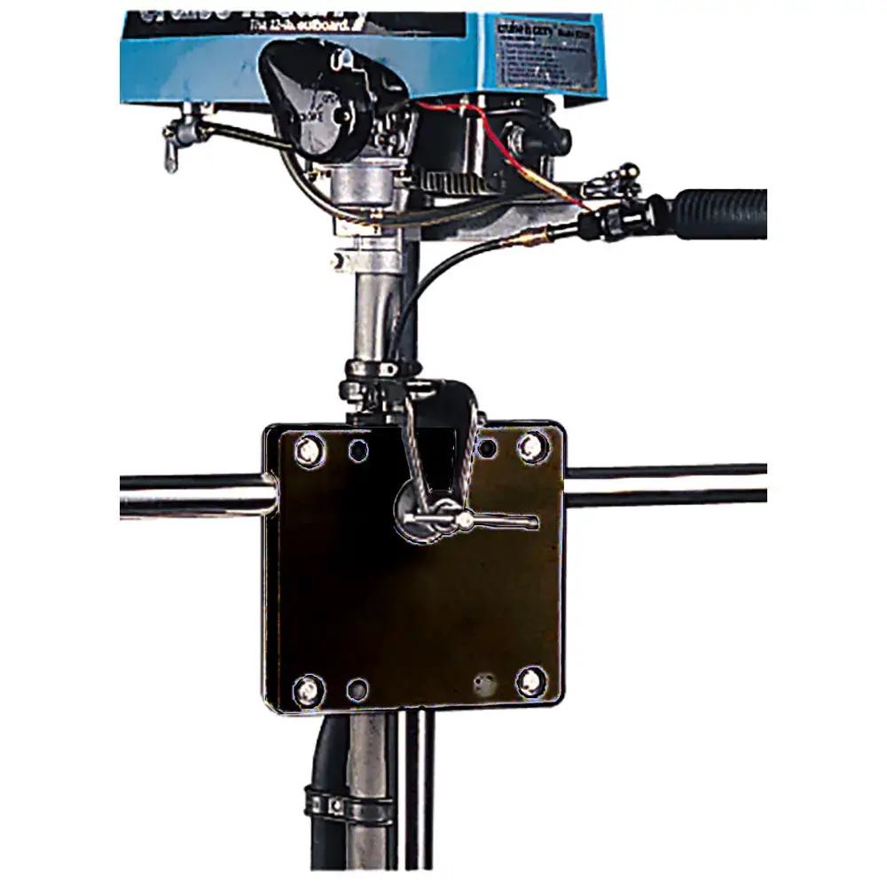 Sea-Dog Poly Rail Mount Motor Bracket - Black for Small Outboards up to 8 HP by Sea-Dog