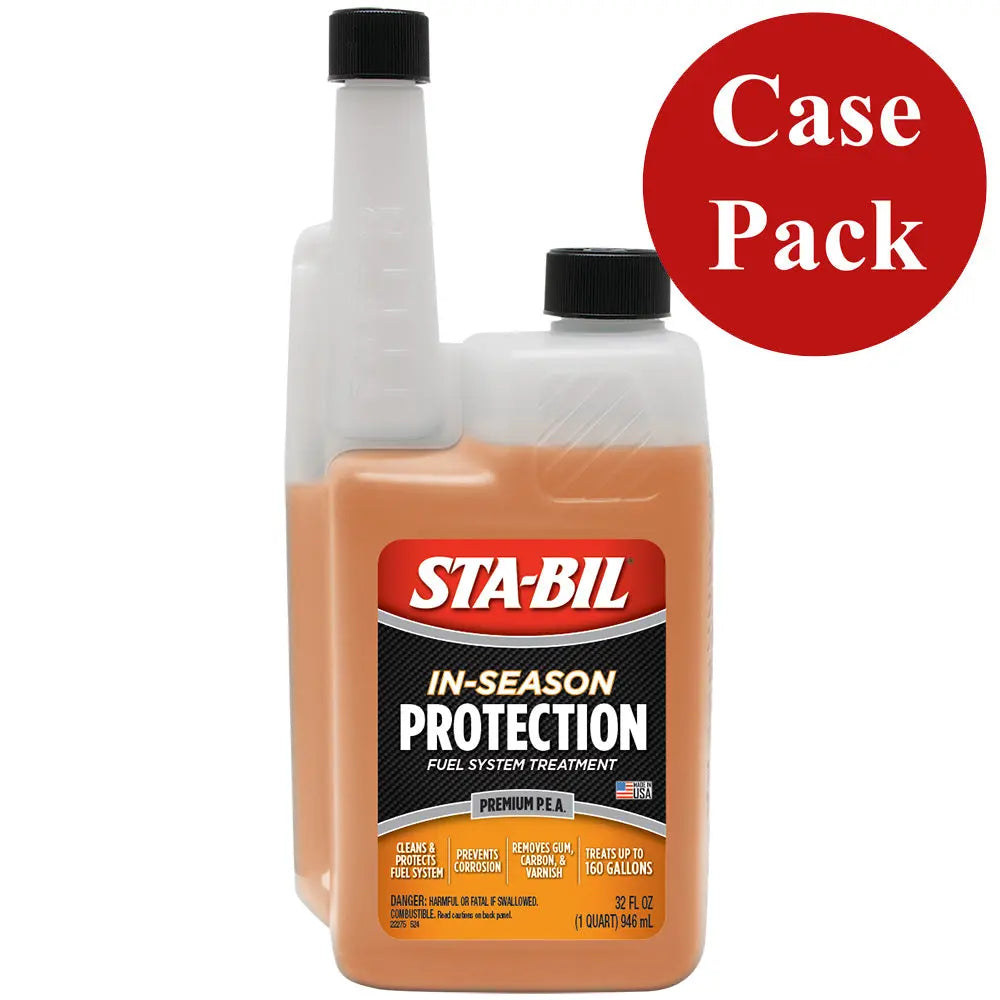 STA-BIL In-Season Protection Fuel System Treatment Case of 6 - Keeps Fuel Fresh up to 12 Months