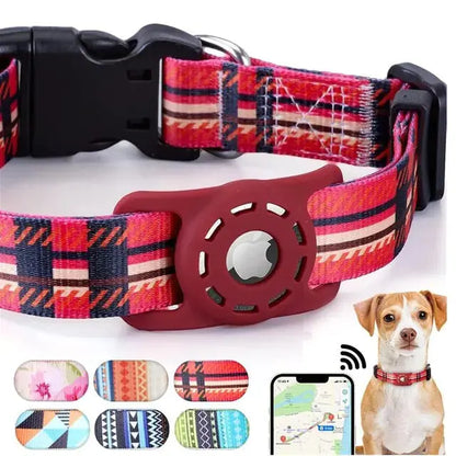 Digital Printing Collar for Apple Airtag - Pets Accessories Atticus Goods