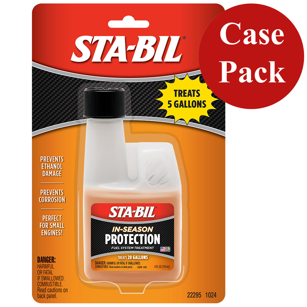 STA-BIL In-Season Protection Small Engine Fuel System Treatment - 4 oz Case of 6