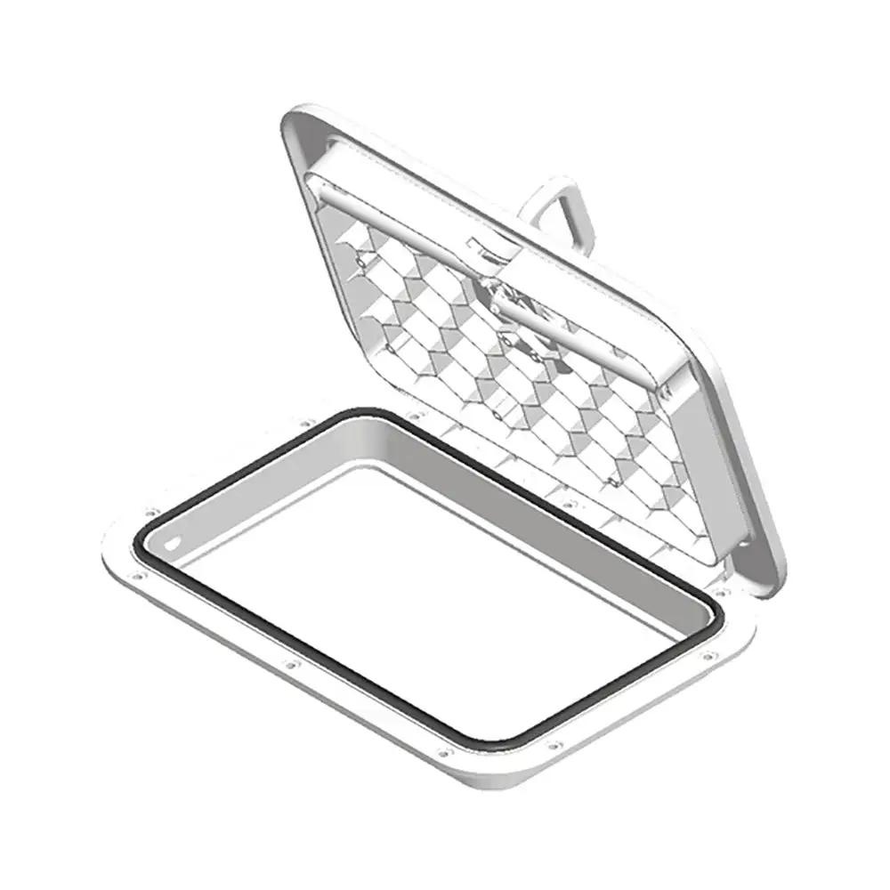 Sea-Dog Triple Lock Rectangular Marine Hatch 10 x 14 Inches White by Sea-Dog