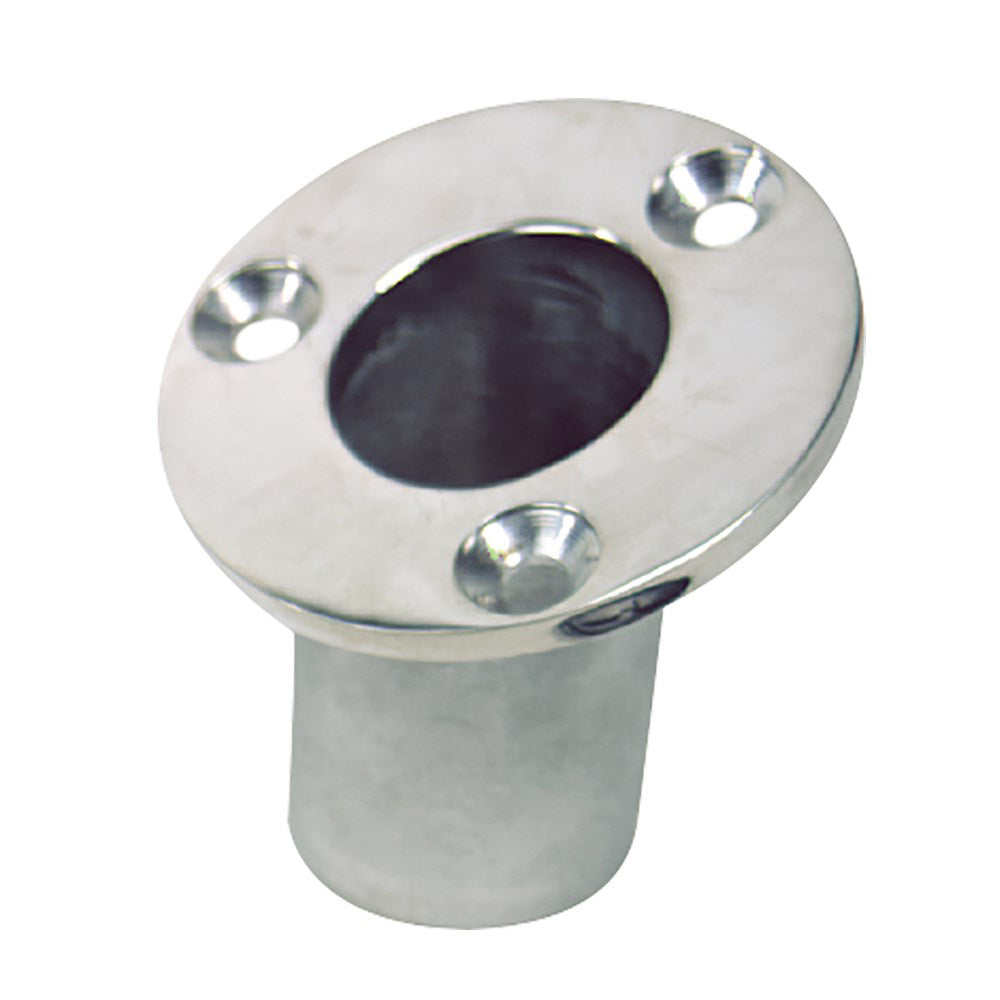 Sea-Dog Flush Mount Flagpole Socket - 1-1/4 Inch Diameter - 316 Stainless Steel