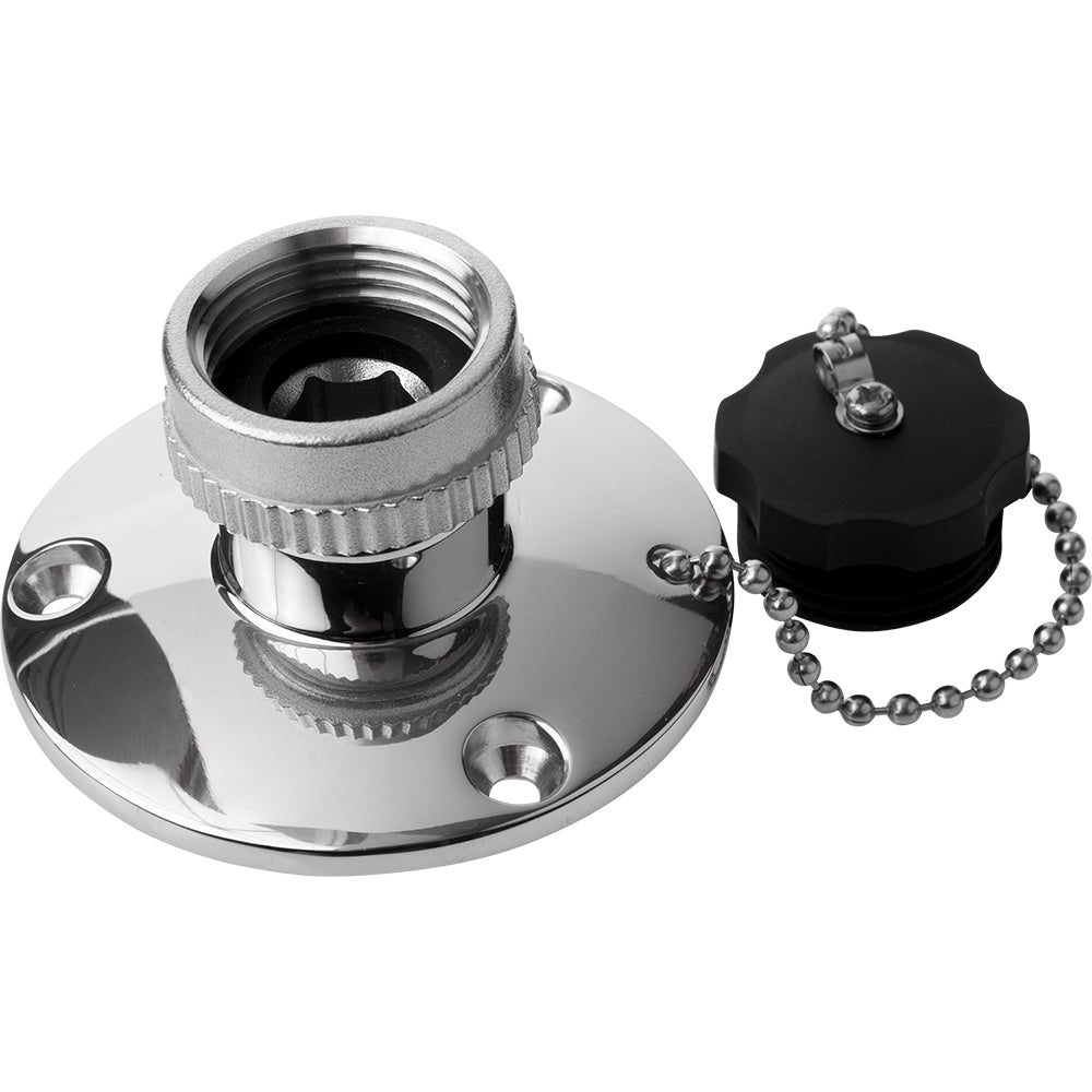 Sea-Dog Fresh Water Inlet with 316 Stainless Steel Construction - Part 513110-1