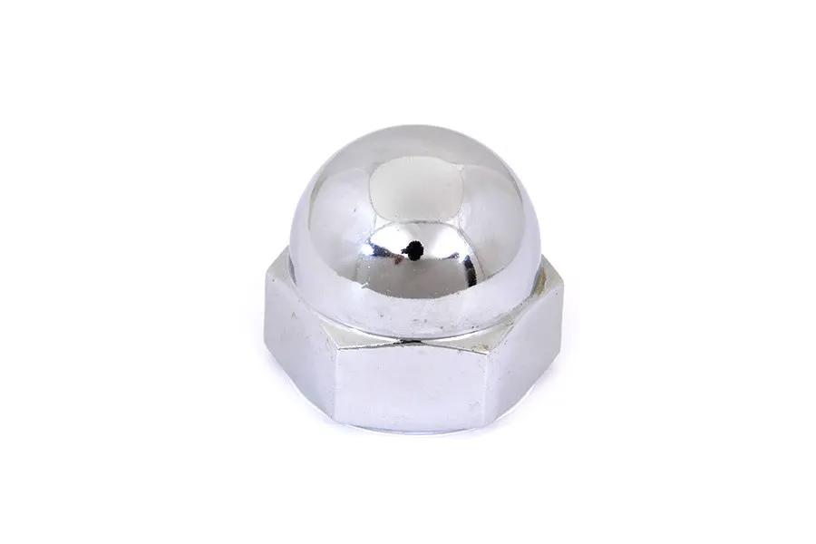 V-Twin Chrome Acorn Stem Nut for Harley Davidson Side Valve Models by V-Twin