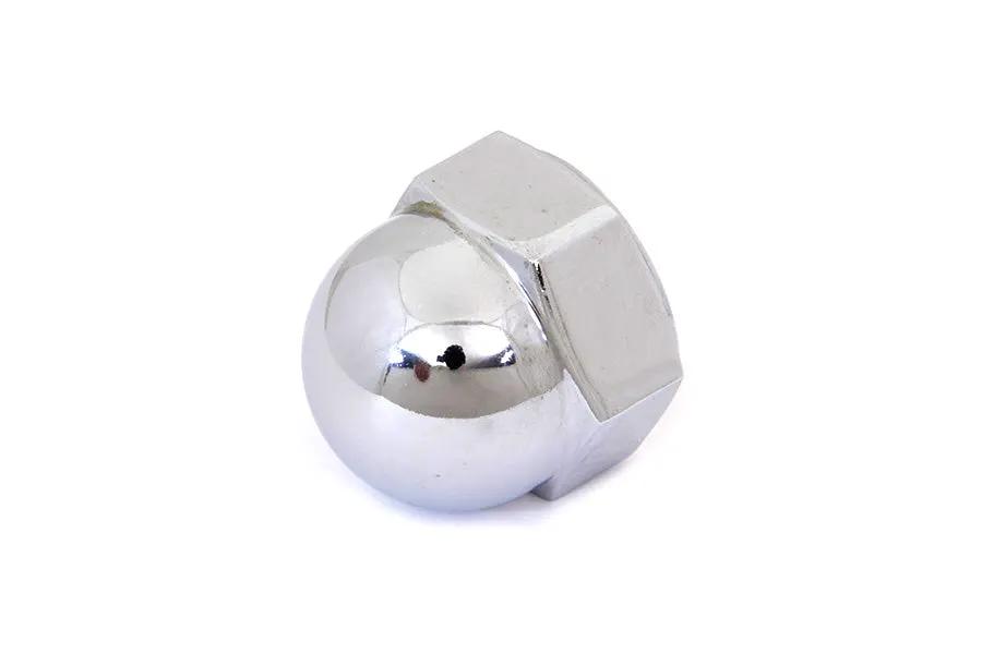 V-Twin Chrome Acorn Stem Nut for Harley Davidson Side Valve Models by V-Twin