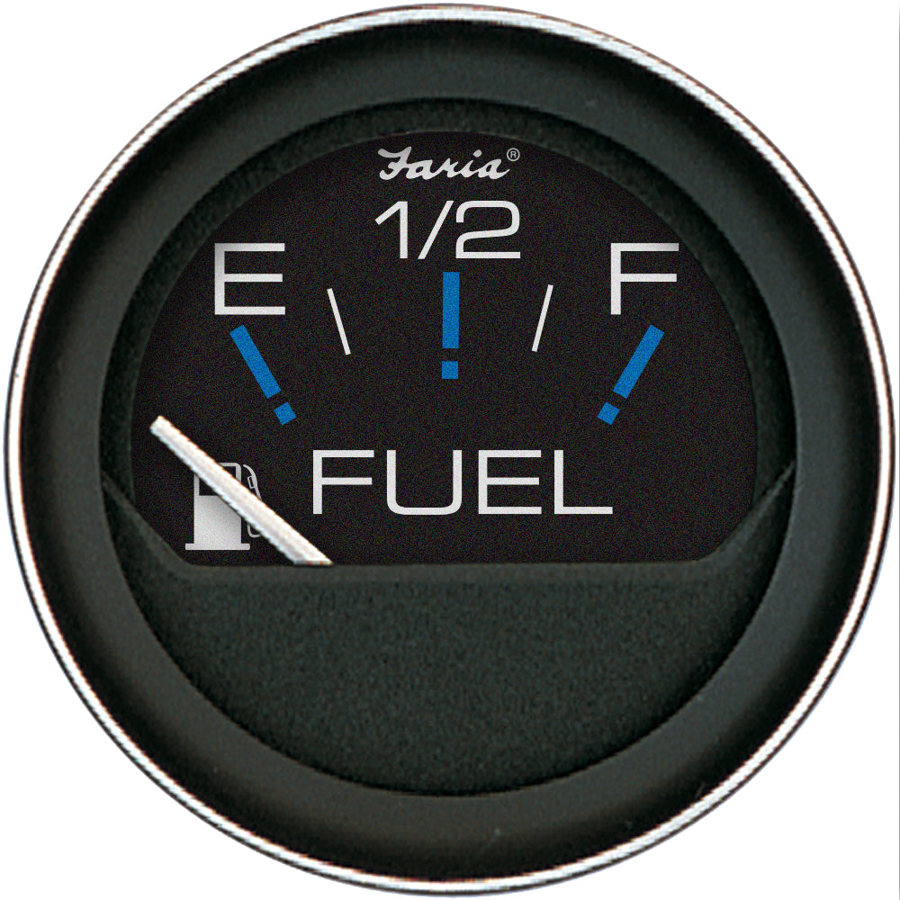 Faria Beede Instruments Coral 2-Inch Fuel Level Gauge (E-1/2-F)