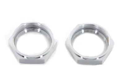 Colony Chrome Intake Manifold Nuts for Harley Davidson UL (1937-1946) by Colony
