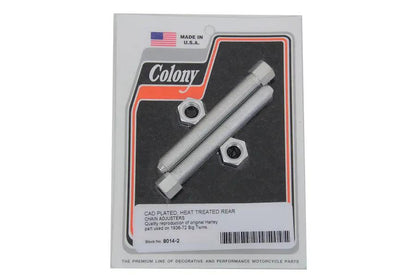 Colony Cadmium Rear Chain Adjuster for Harley Davidson EL and FL Models by Colony
