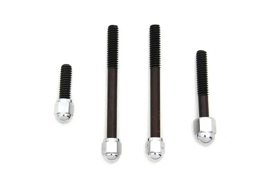 Colony Chrome Acorn Dash Cover Screws for Harley Davidson FXS (1977-1984) by Colony