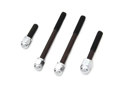 Colony Chrome Acorn Dash Cover Screws for Harley Davidson FXS (1977-1984) by Colony