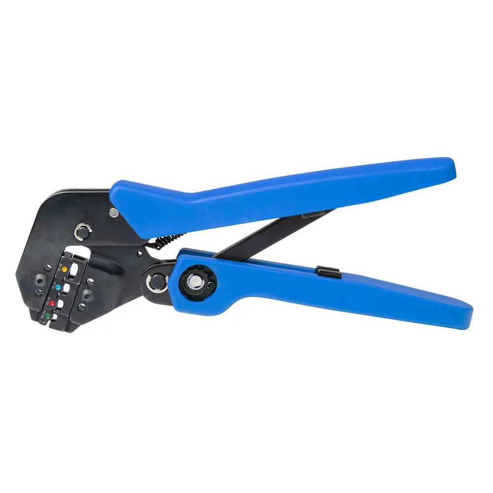 Ancor Angled 26 to 10 AWG Double Crimp Ratcheting Crimper - Professional Wire Terminals Tool