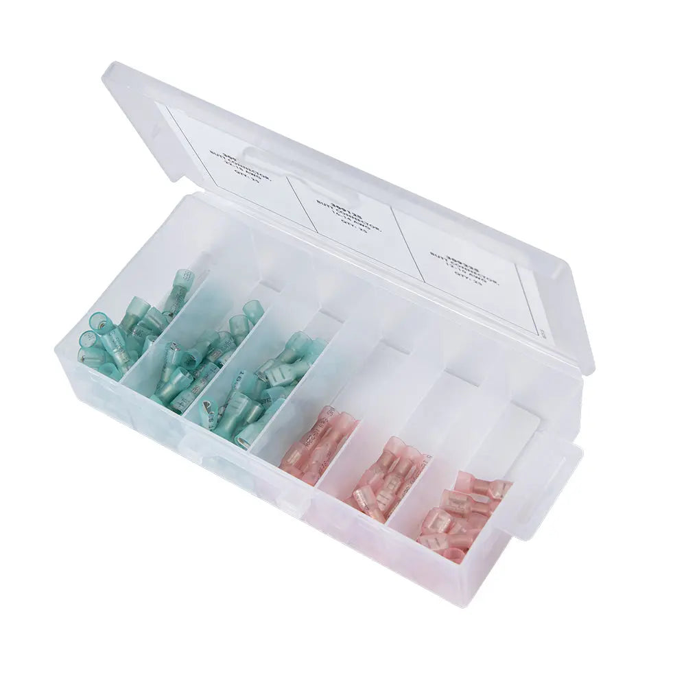 Ancor Heat Shrink Universal Speaker Connector Kit, 90 Pieces for 22-14 AWG Wires