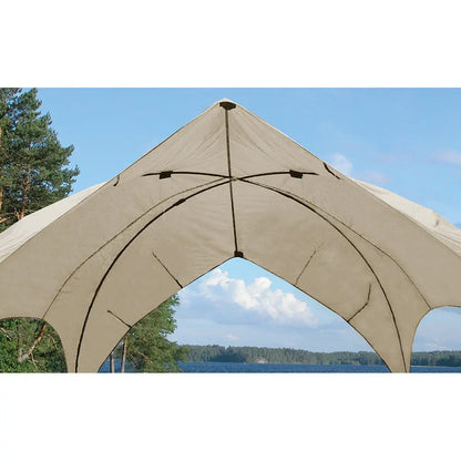 Taylor Made Pontoon Gazebo in Sand - Easy-Install Shade Extension for 96