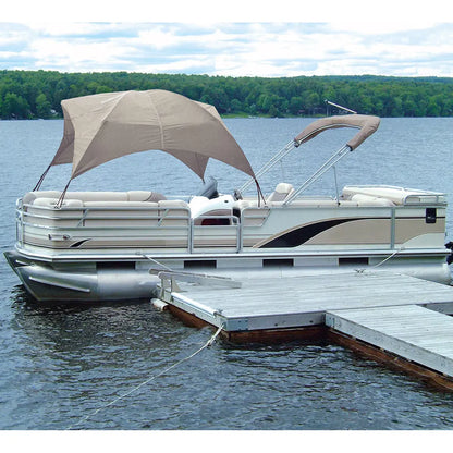 Taylor Made Pontoon Gazebo in Sand - Easy-Install Shade Extension for 96