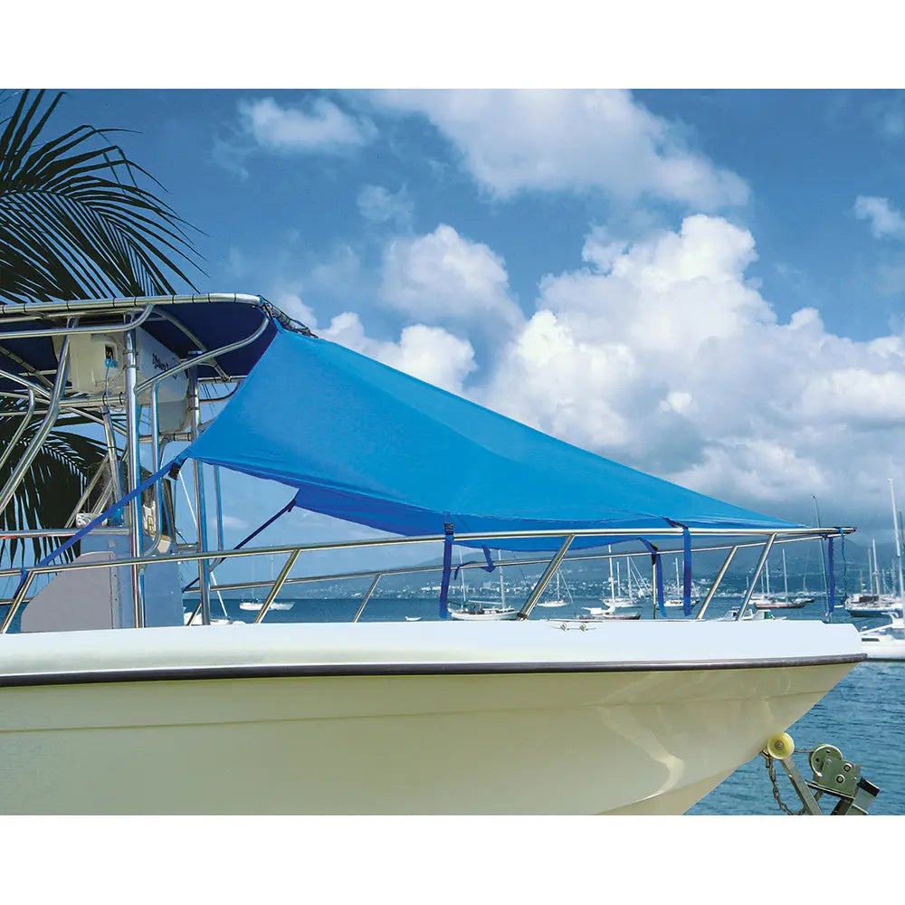 Taylor Made T-Top Bow Shade 6 ft Long x 90 in Wide in Pacific Blue for Boats 17-21 ft