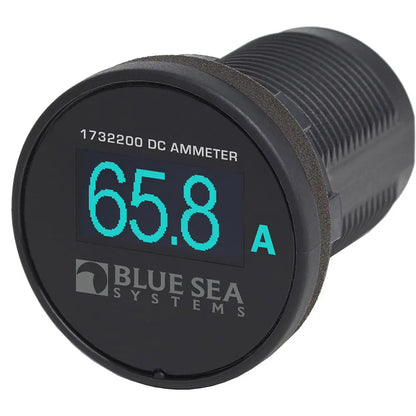 Blue Sea Systems 1732200 Mini OLED Ammeter - Blue for 12V/24V DC Systems