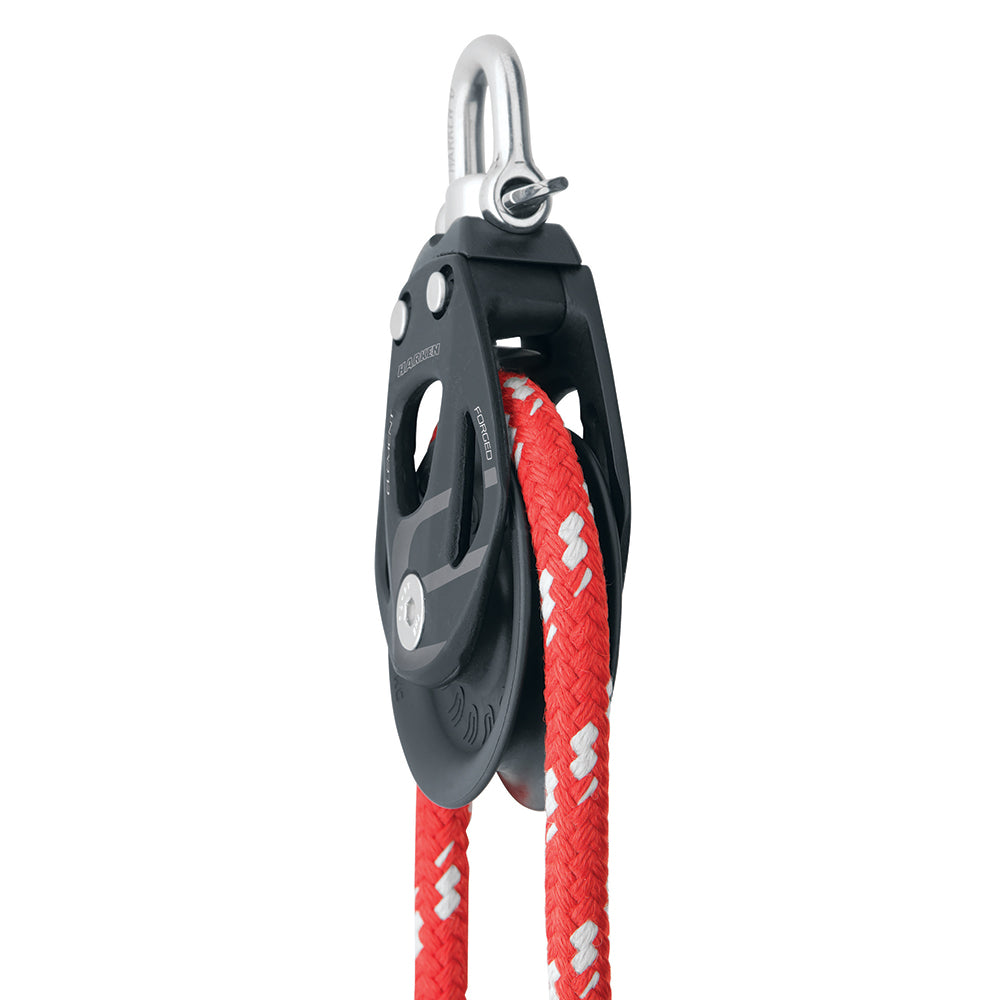 Harken 60mm Single Aluminum Element Block with Swivel - Durable Marine Hardware