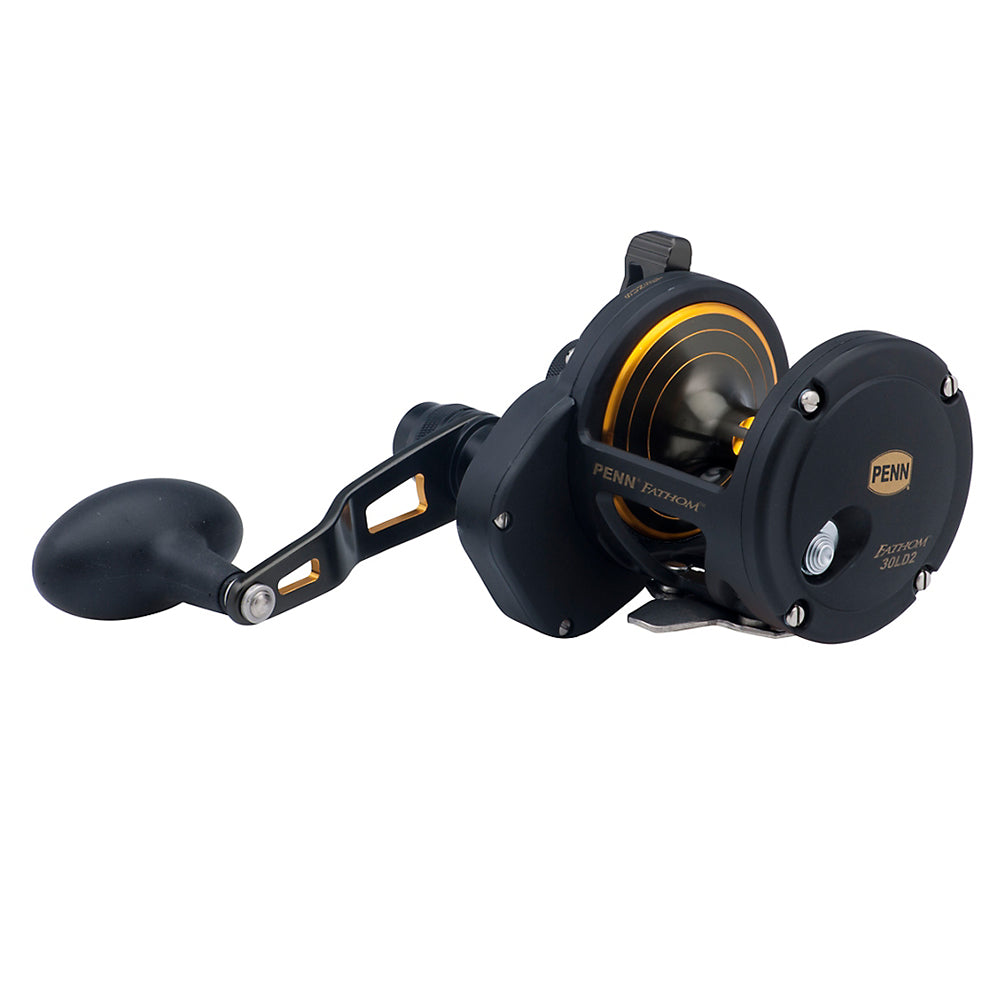 PENN 1292933 FTH30LD2 Fathom Lever Drag 2-Speed Conventional Reel